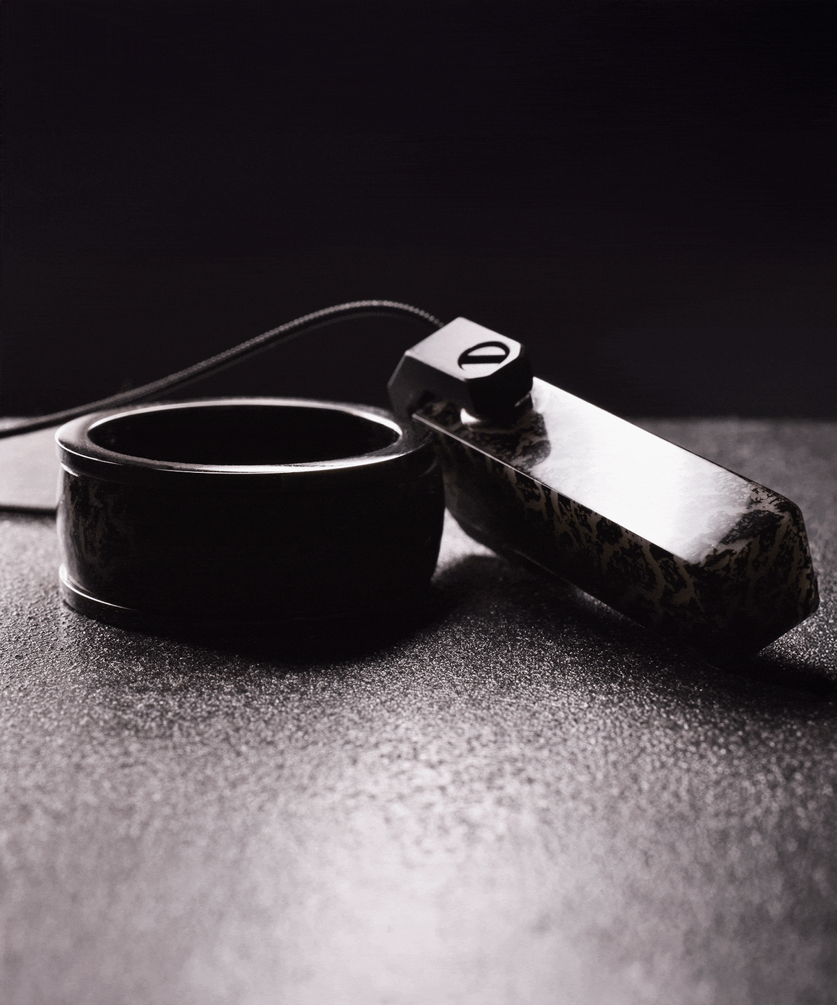 Black GLO Fragment Pendant