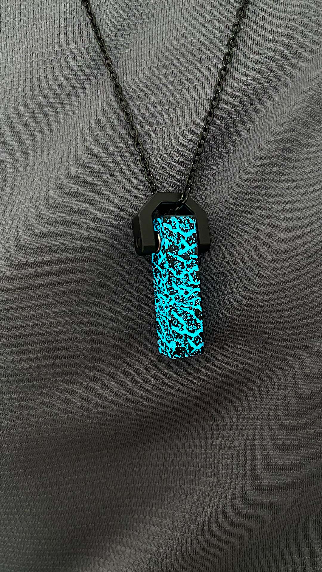 Black GLO Fragment Pendant