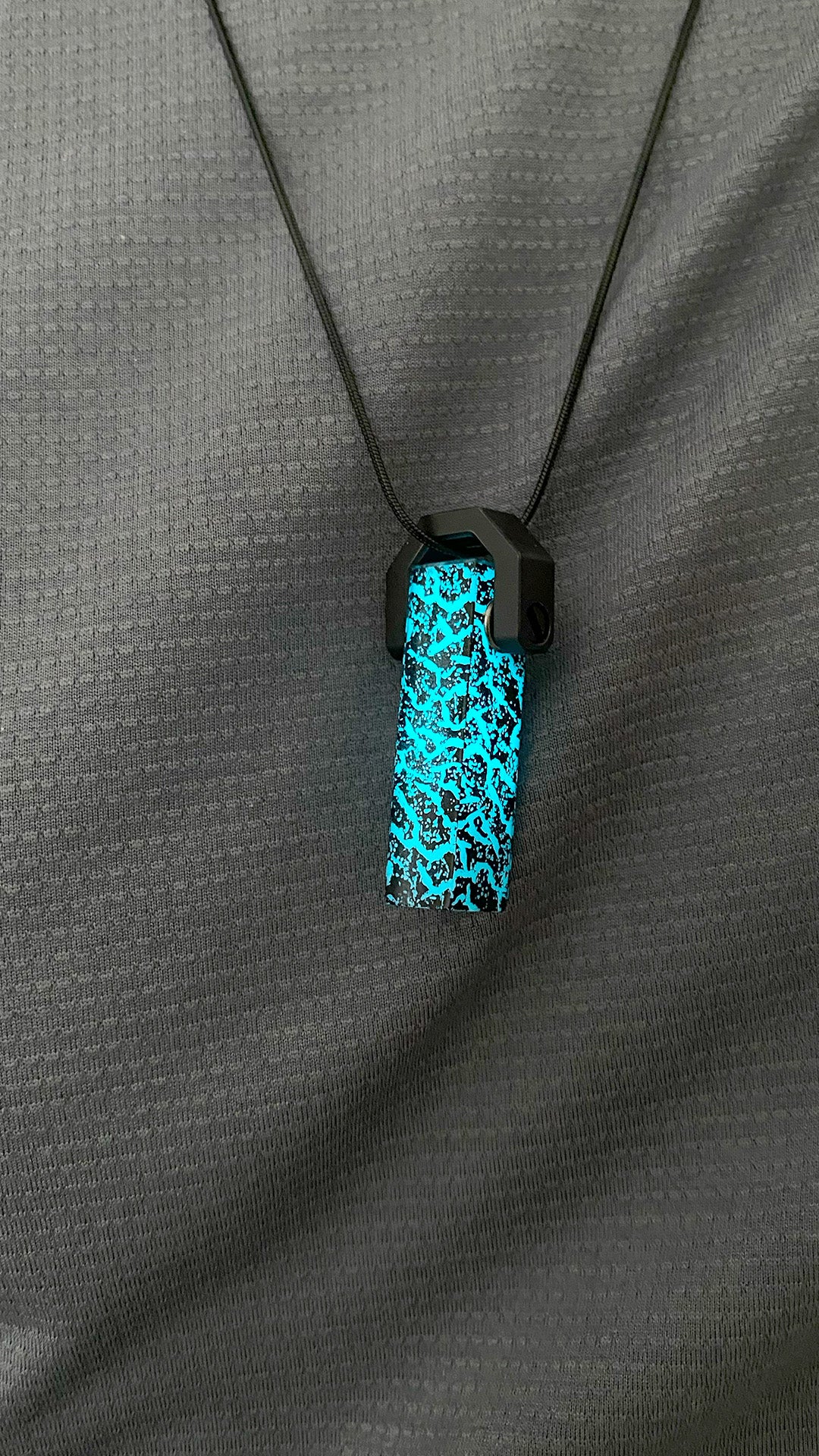 Black GLO Fragment Pendant