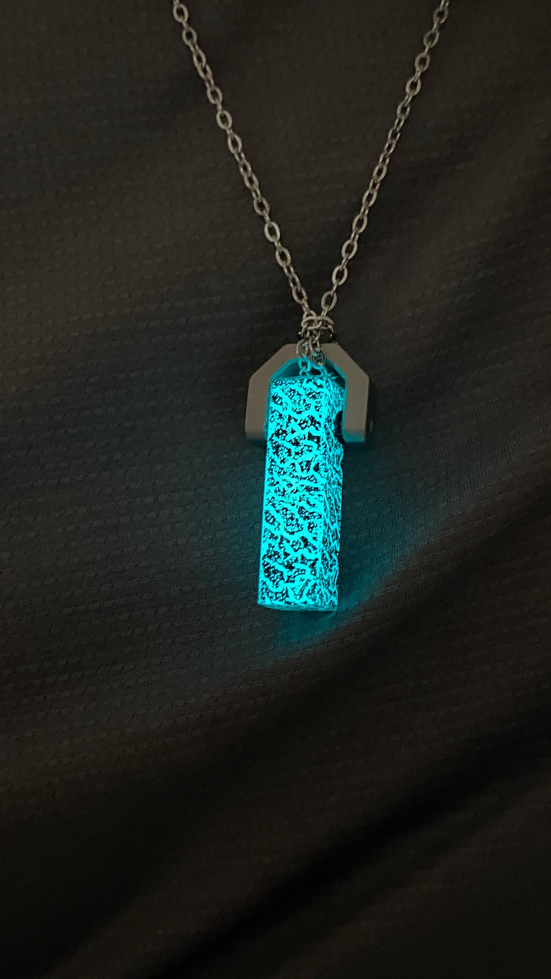 Black GLO Fragment Pendant
