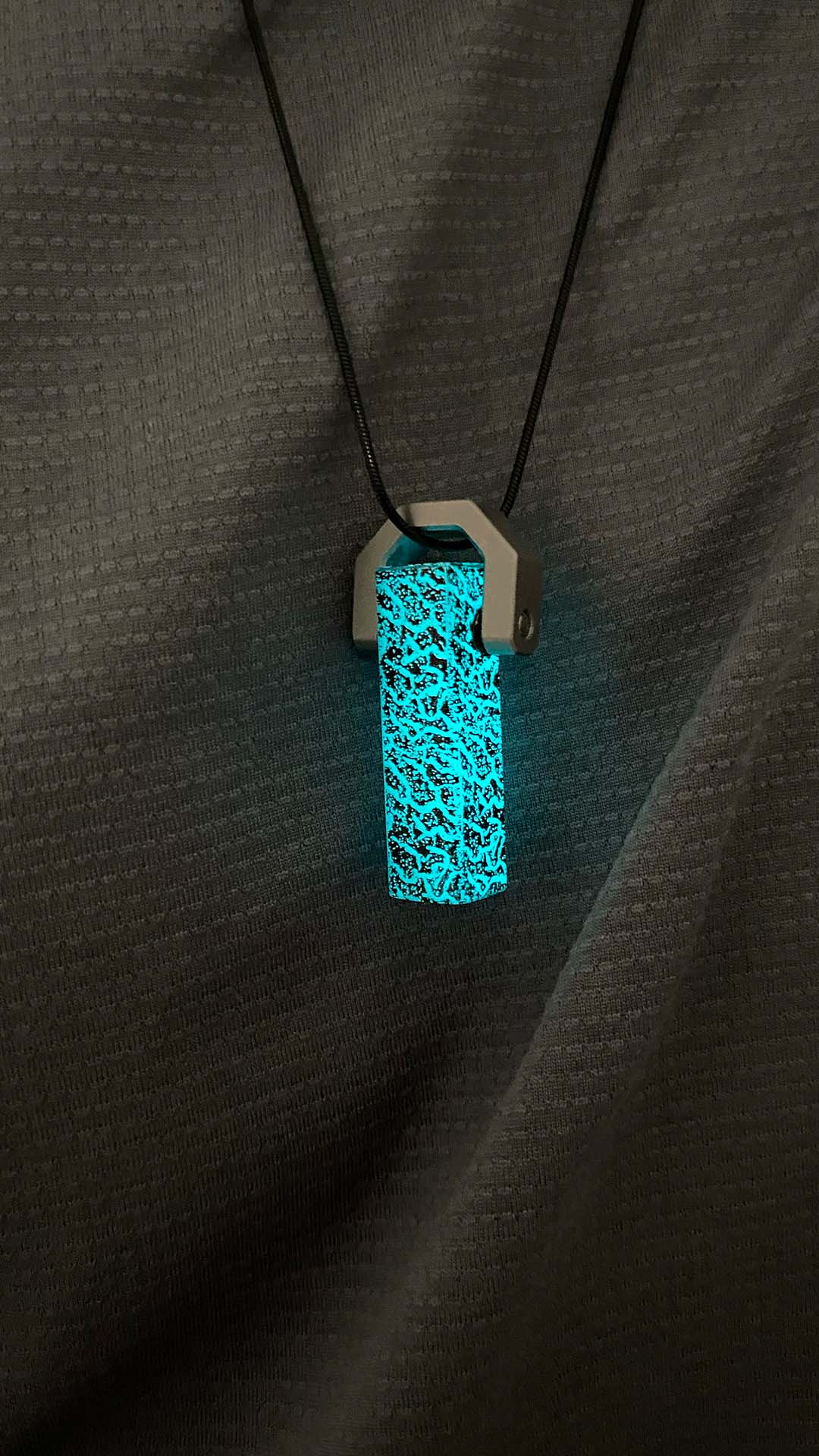 Black GLO Fragment Pendant