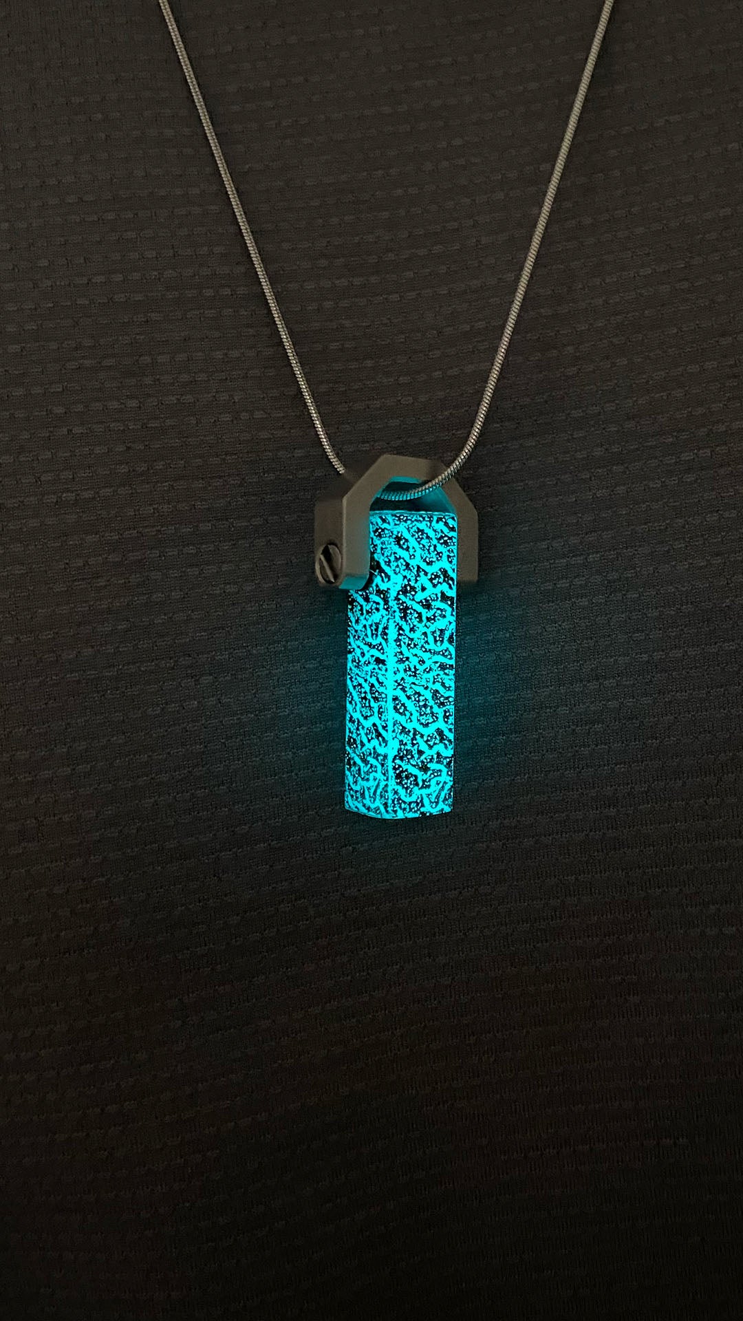 Black GLO Fragment Pendant