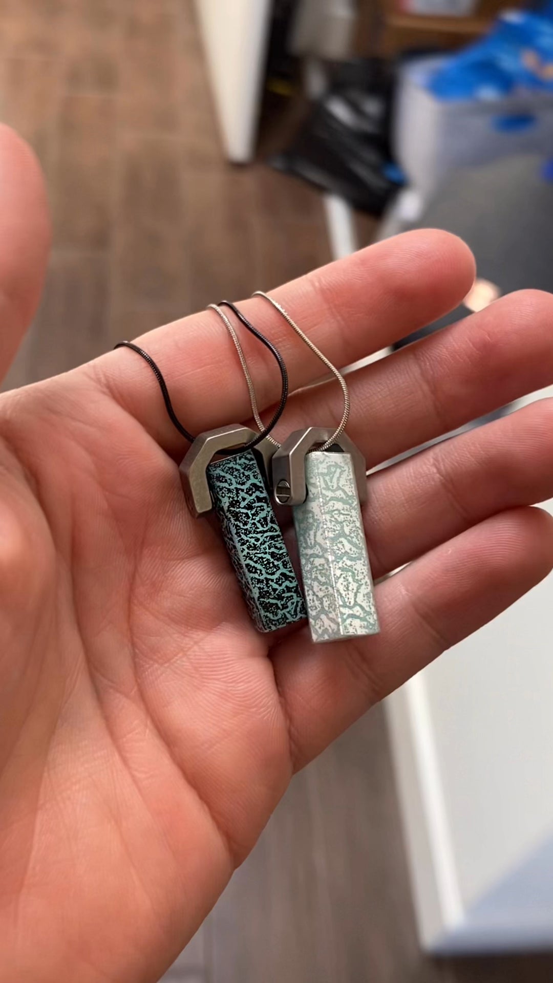 Black GLO Fragment Pendant