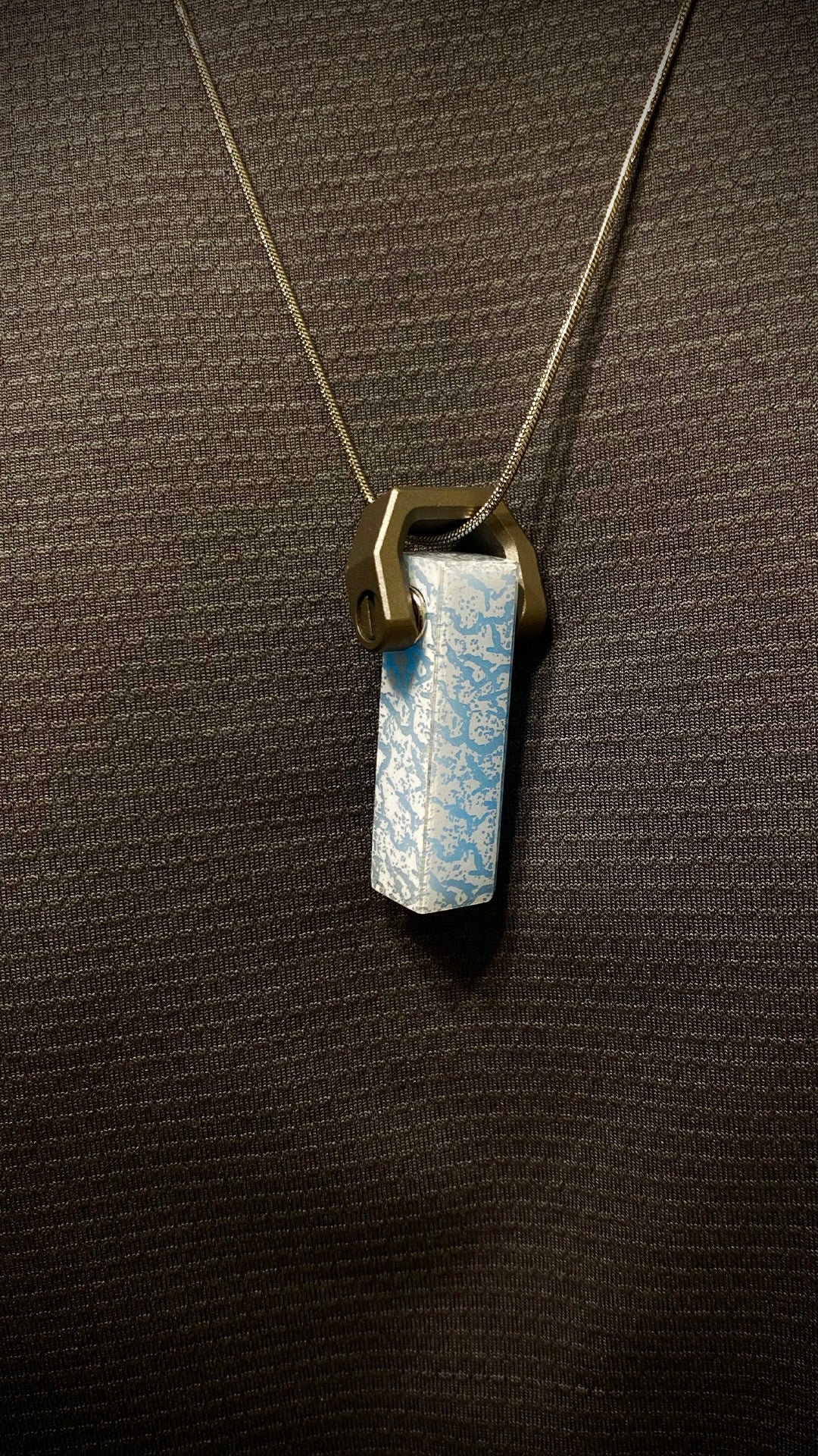 Glacier GLO Fragment Pendant