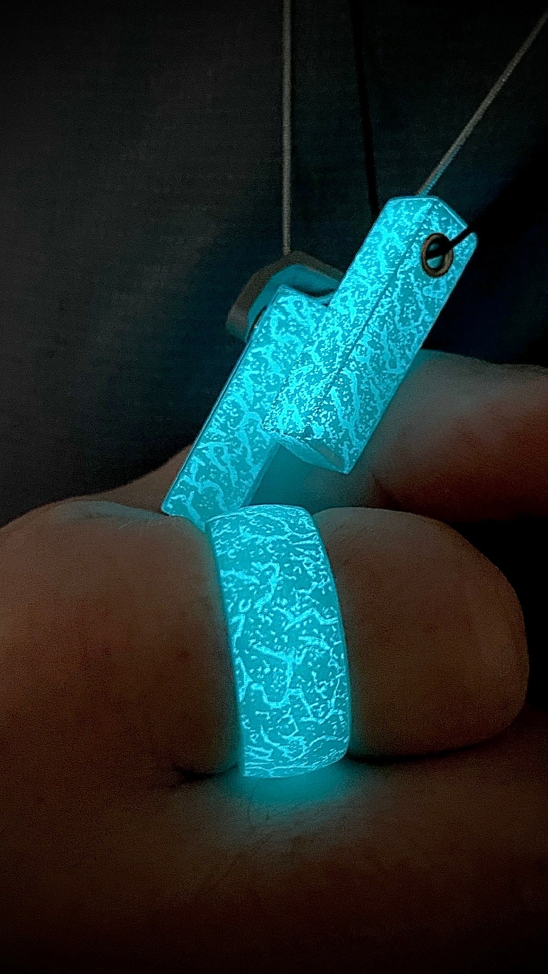 Glacier GLO Fragment Pendant