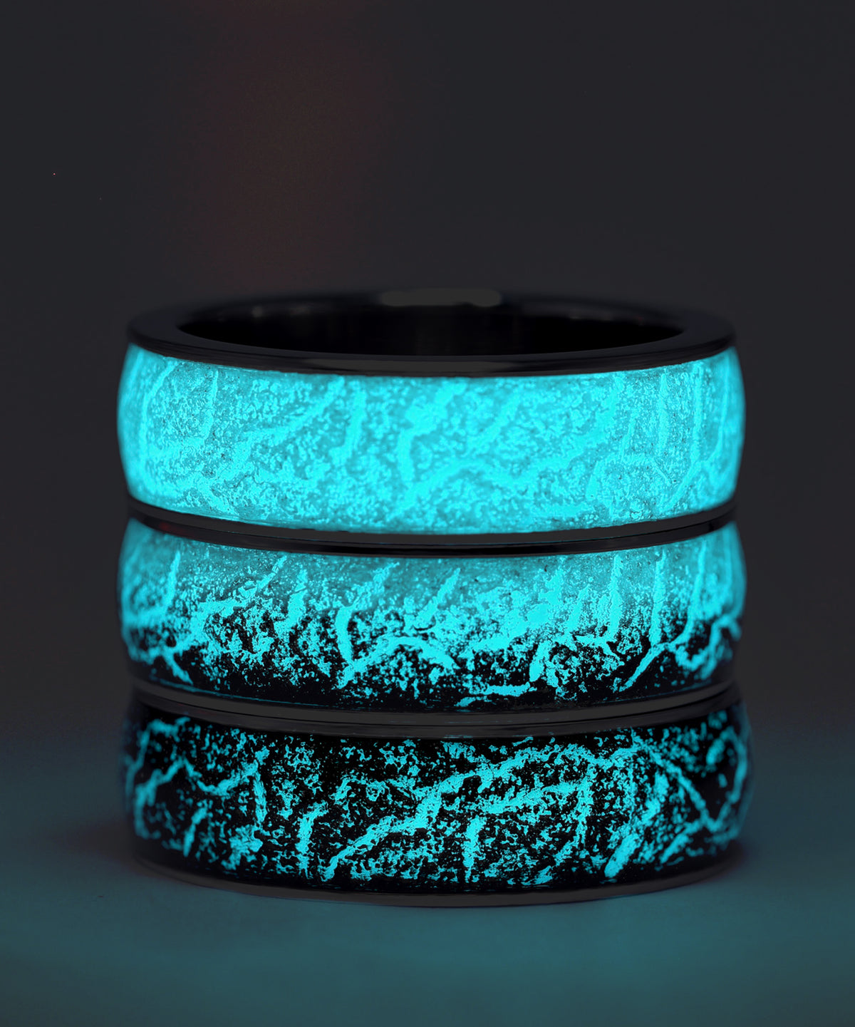 Steel Fusion Slim Rings Glow In The Dark Durable Secret Woods