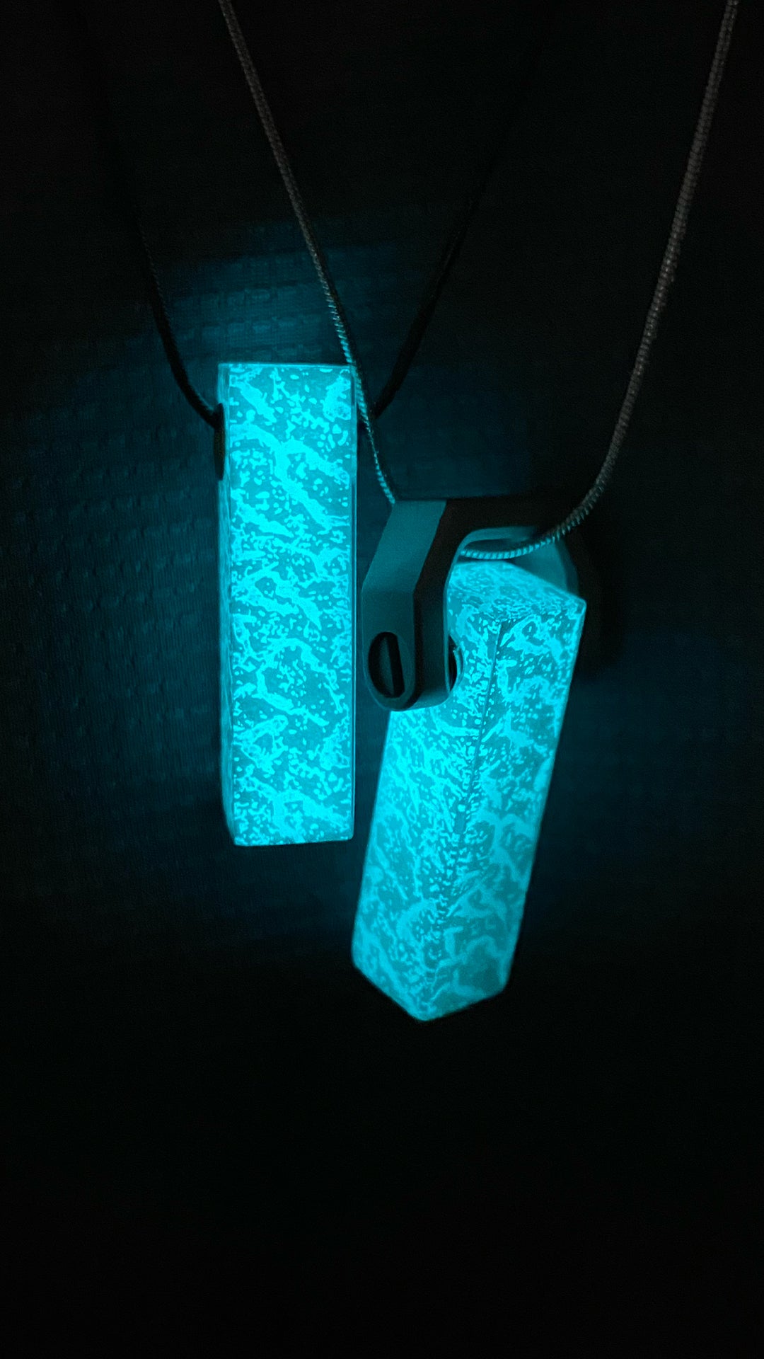 Glacier GLO Fragment Pendant