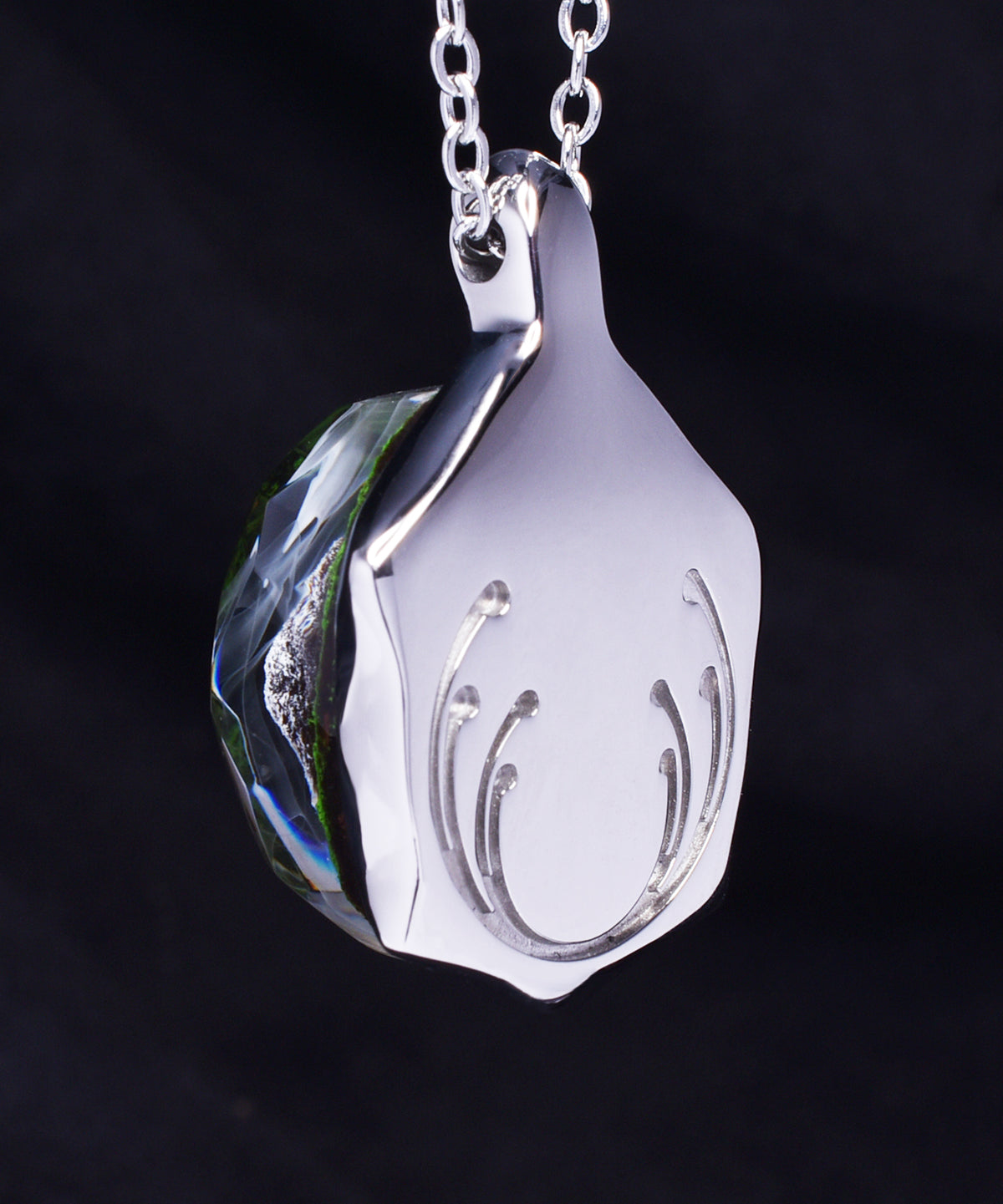 Alpine Meadows &amp; Steel Turtle Pendant