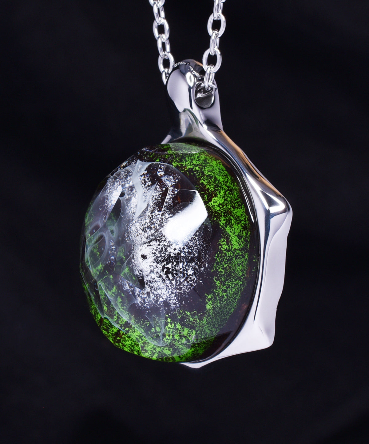 Alpine Meadows &amp; Steel Turtle Pendant