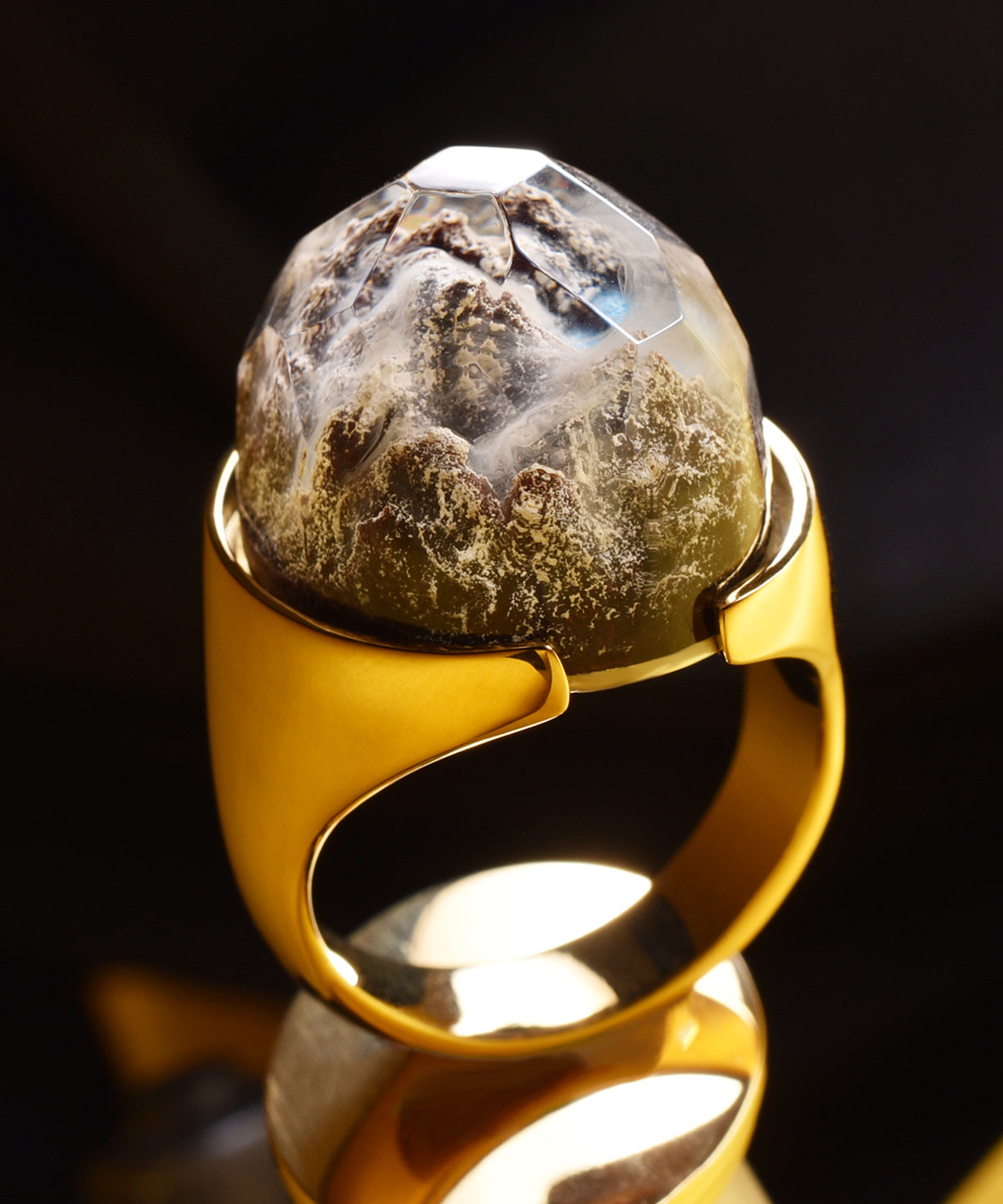 Arctic Summit &amp; Gold Halo Ring