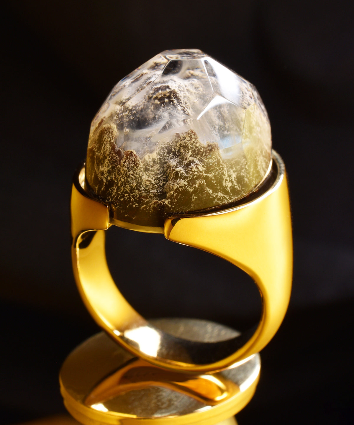 Arctic Summit &amp; Gold Halo Ring