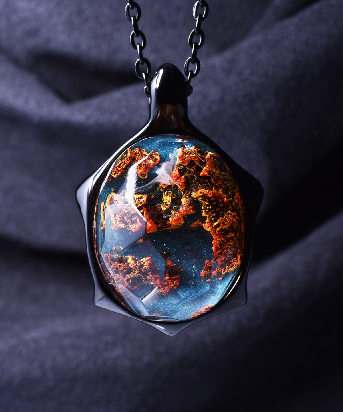 Autumn River &amp; Turtle Pendant (COMBO)