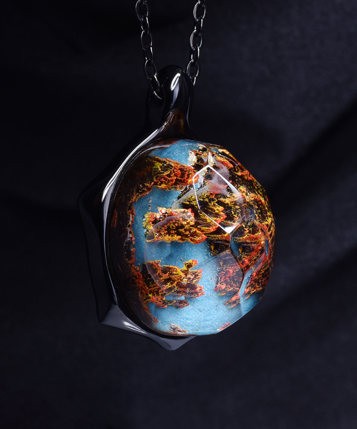 Autumn River &amp; Turtle Pendant (COMBO)