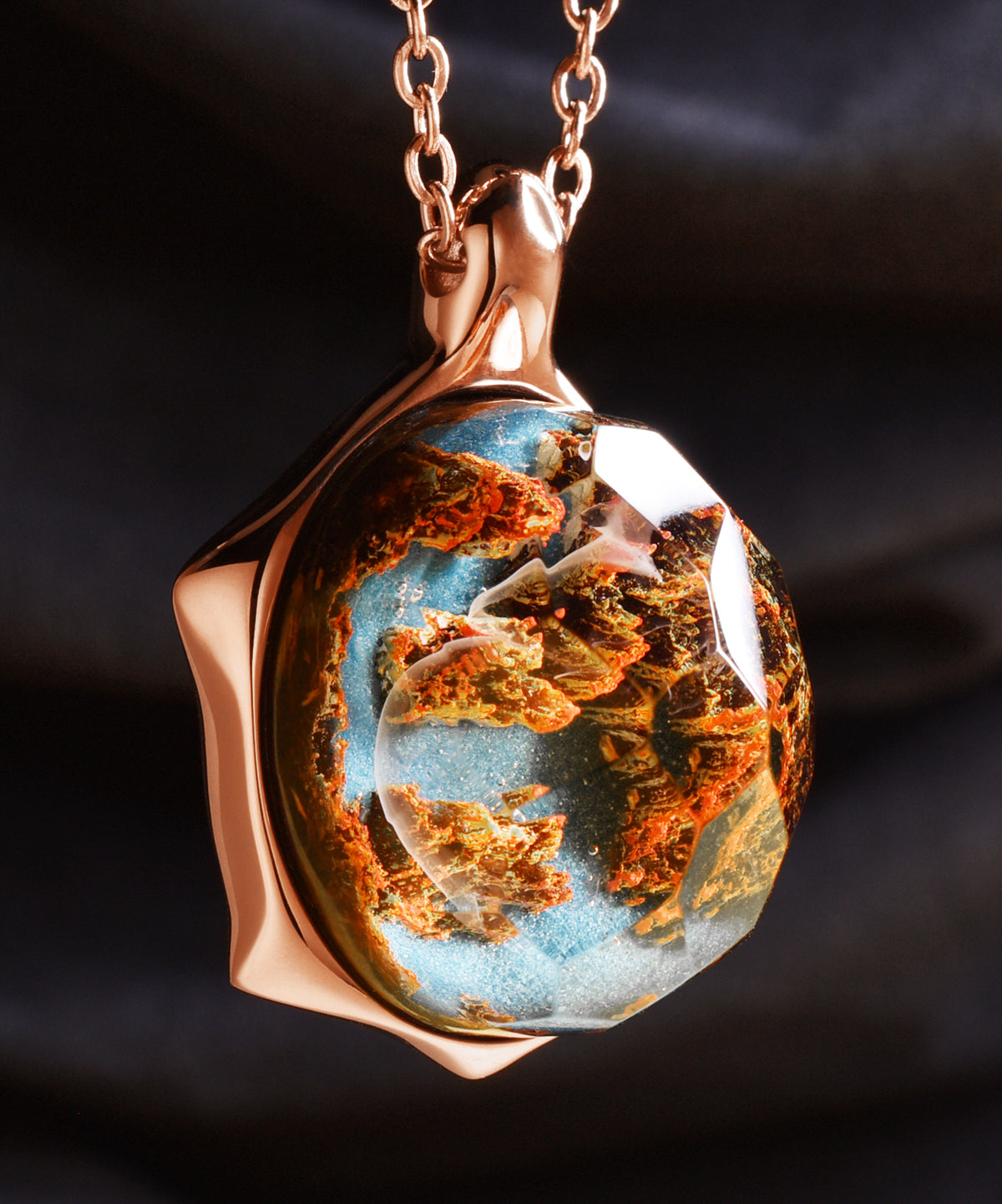 Autumn River &amp; Turtle Pendant (COMBO)