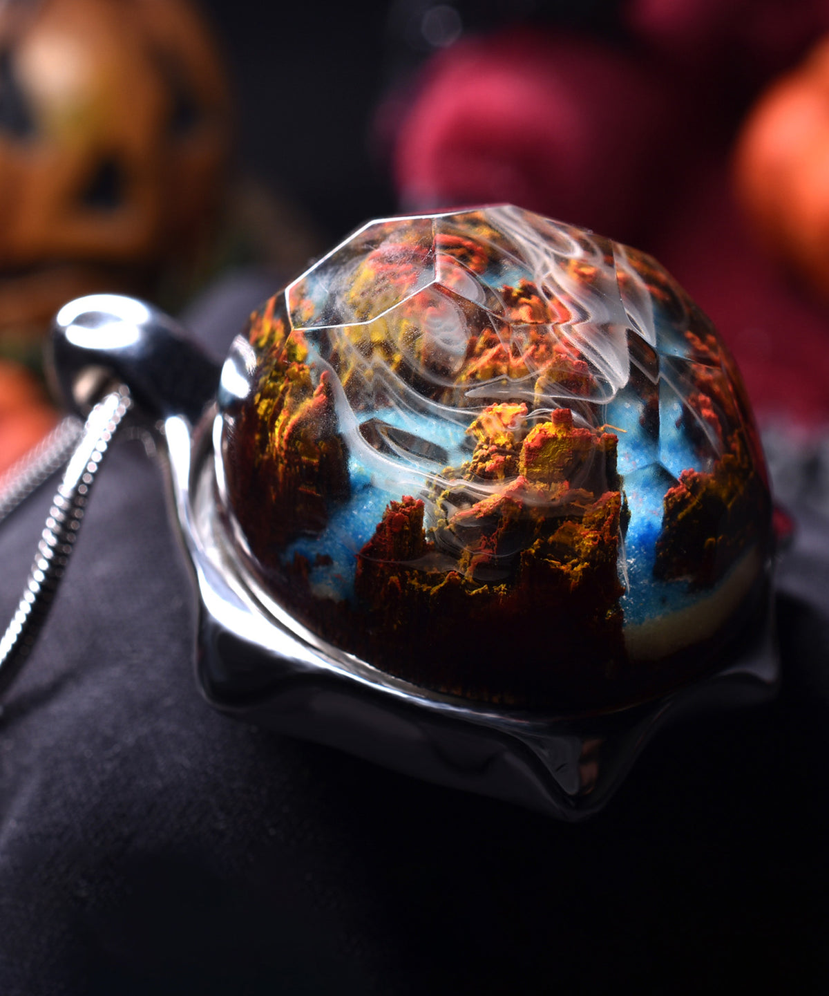 Autumn River &amp; Turtle Pendant (COMBO)