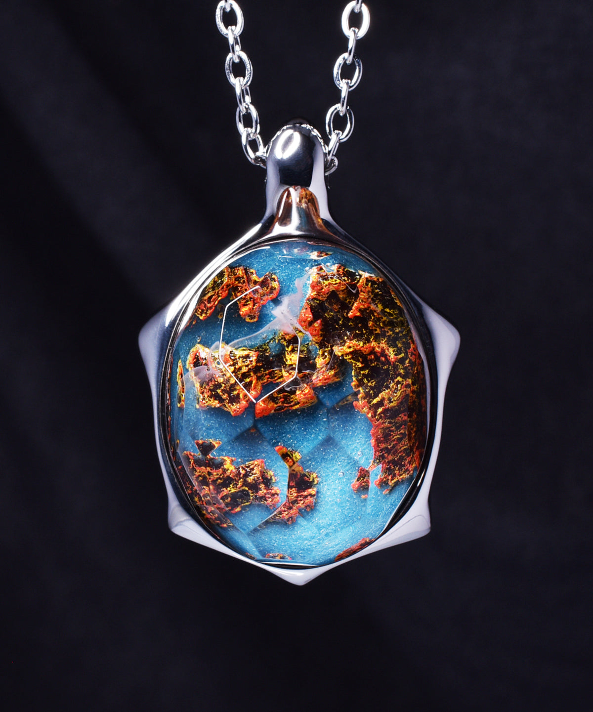 Autumn River &amp; Turtle Pendant (COMBO)