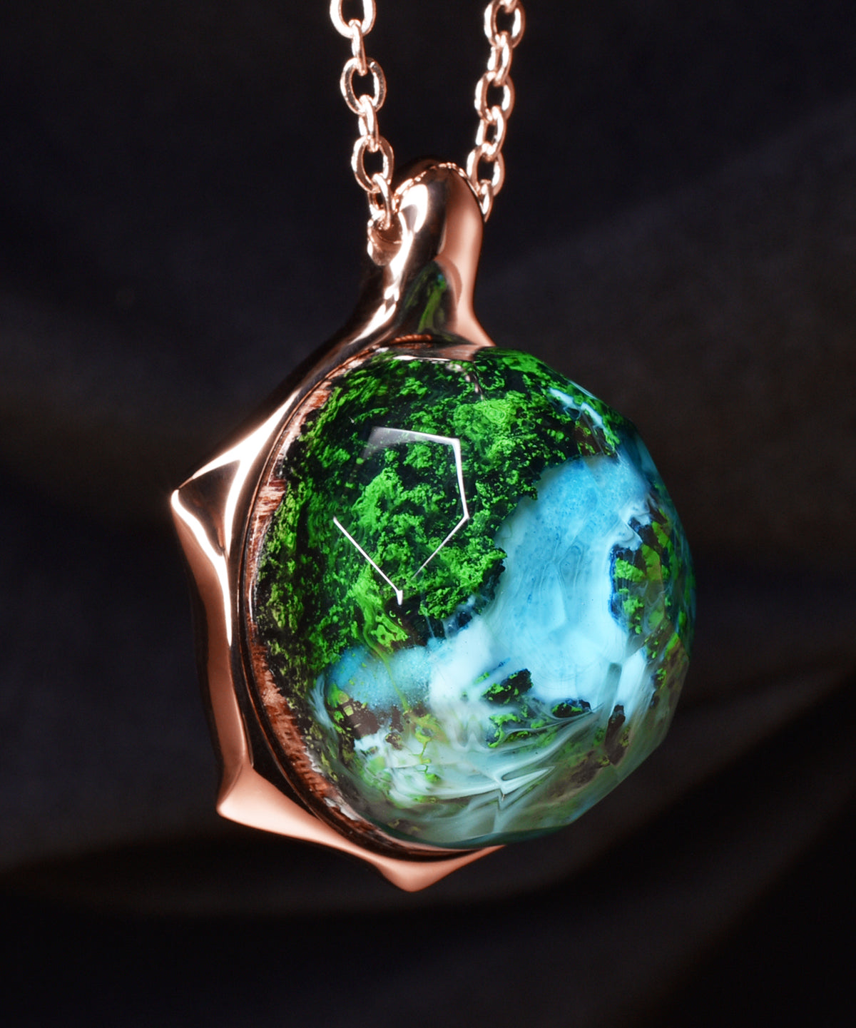 Azure Falls &amp; Turtle Pendant (COMBO)