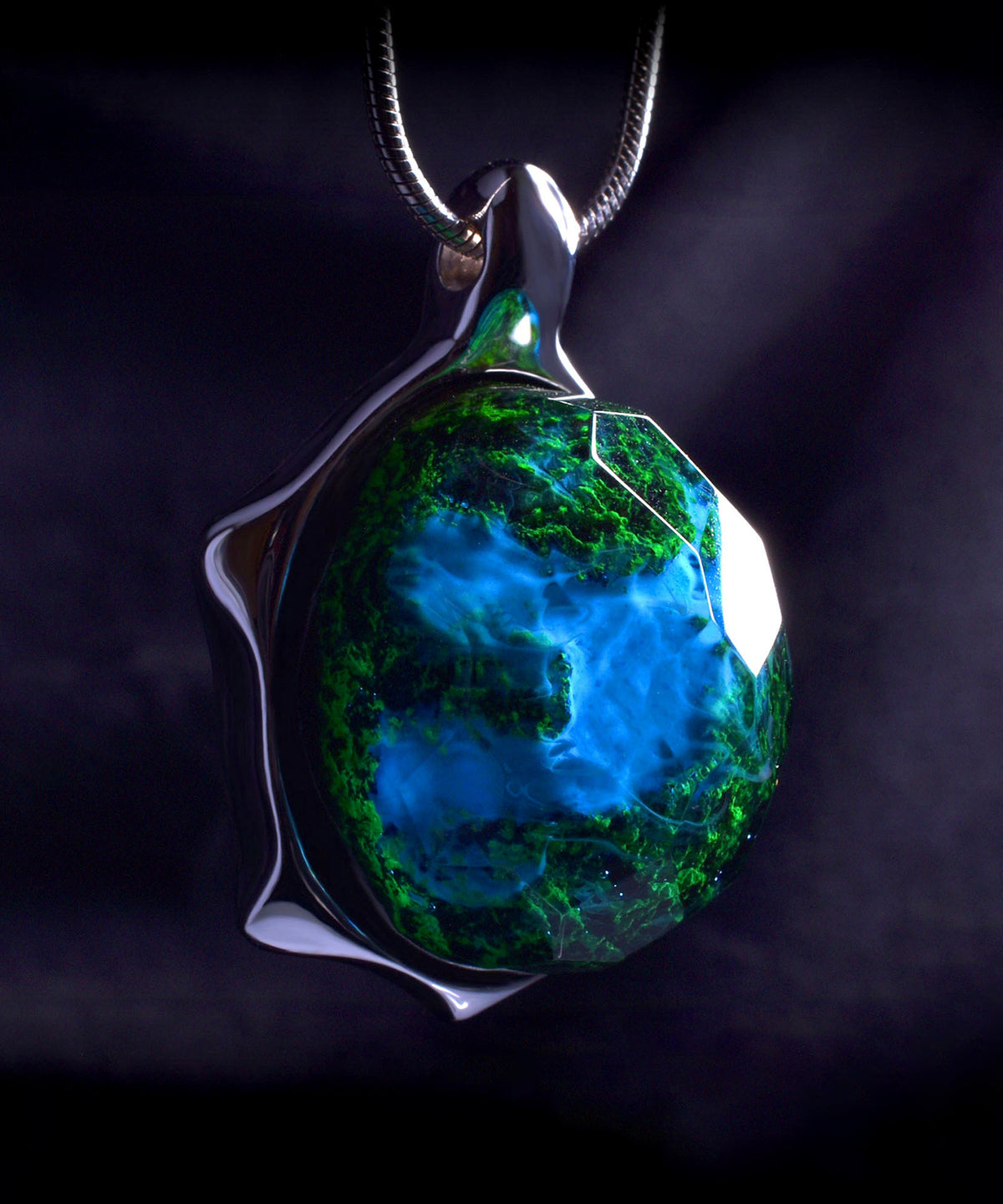 Azure Falls &amp; Turtle Pendant (COMBO)