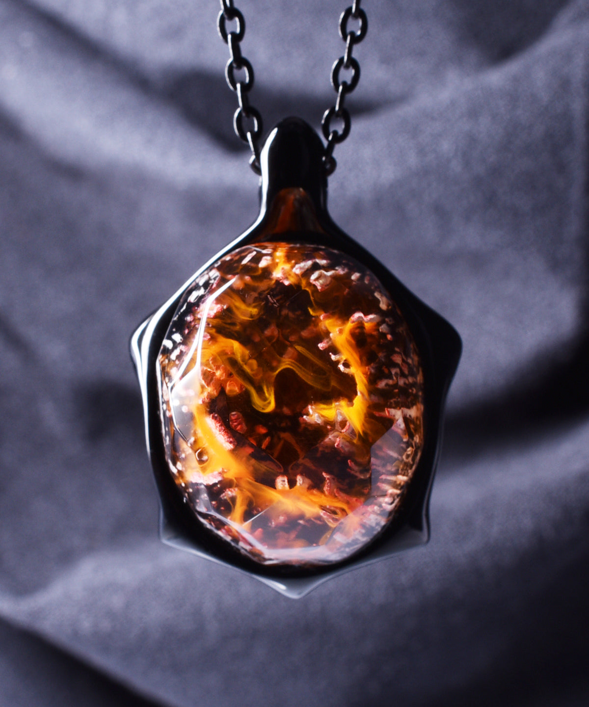 Ember Spirit &amp; Black Turtle Pendant