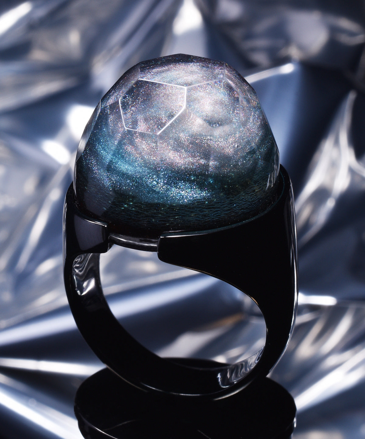 Galactica &amp; Black Halo Ring