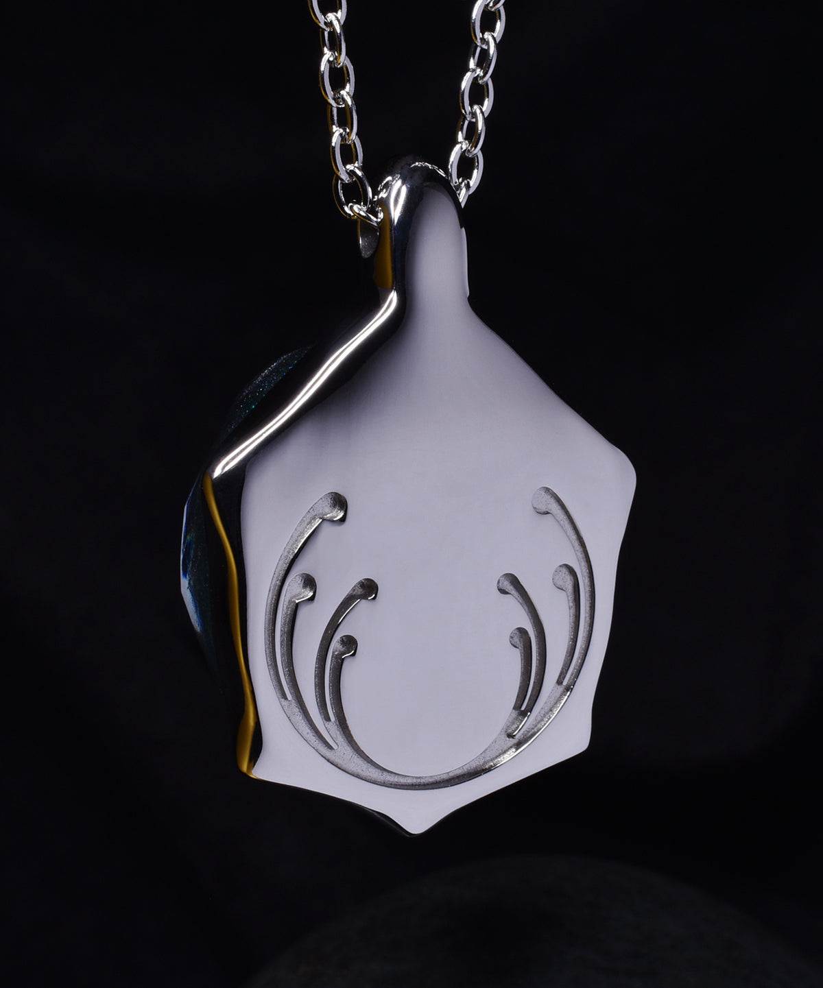 Galactica &amp; Steel Turtle Pendant