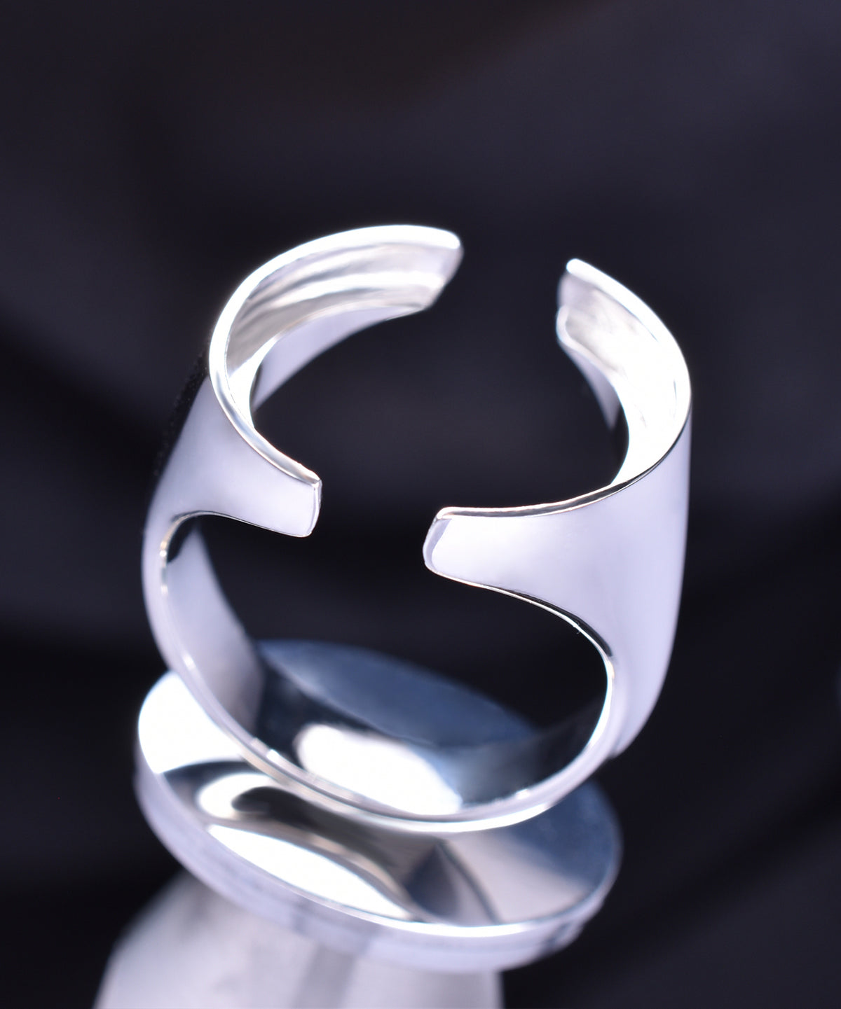 Amethystus &amp; Steel Halo Ring