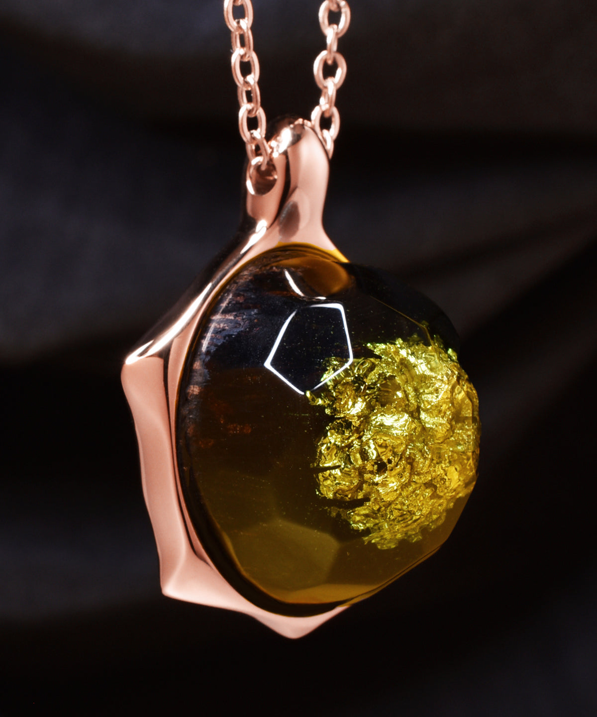 Gold Millettia &amp; Turtle Pendant (COMBO)