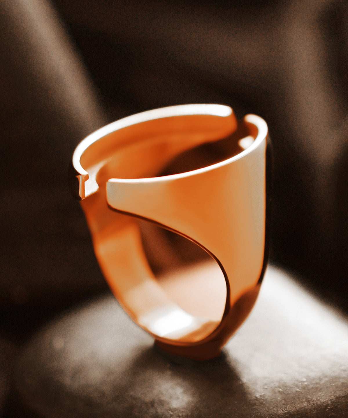 Enchanted Forest &amp; Rose Gold Halo Ring