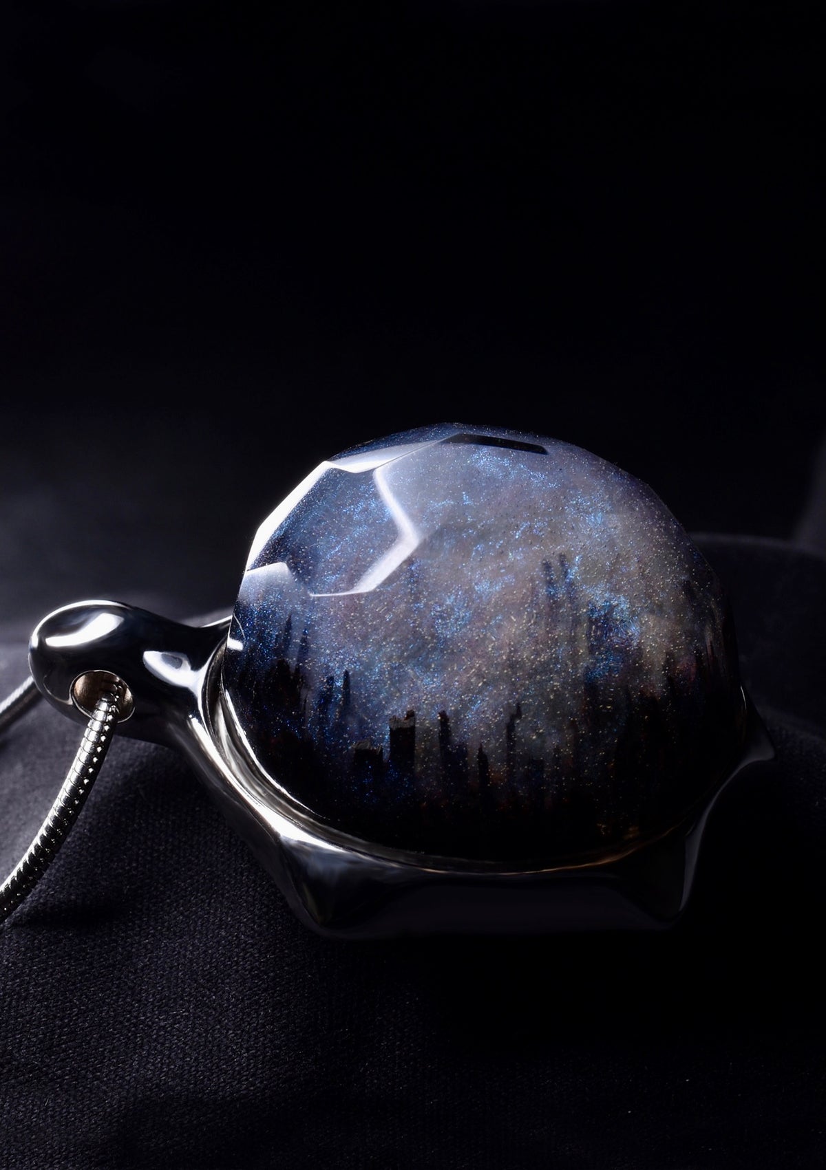 Galactica + Silver Turtle Pendant