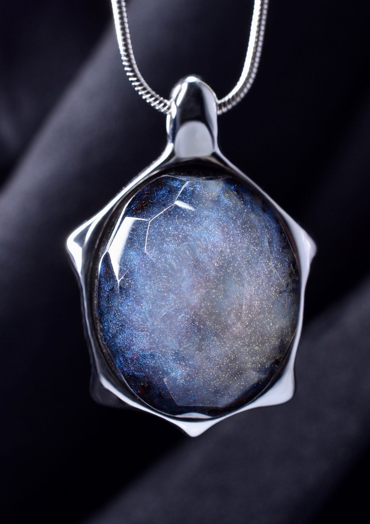 Galactica + Silver Turtle Pendant