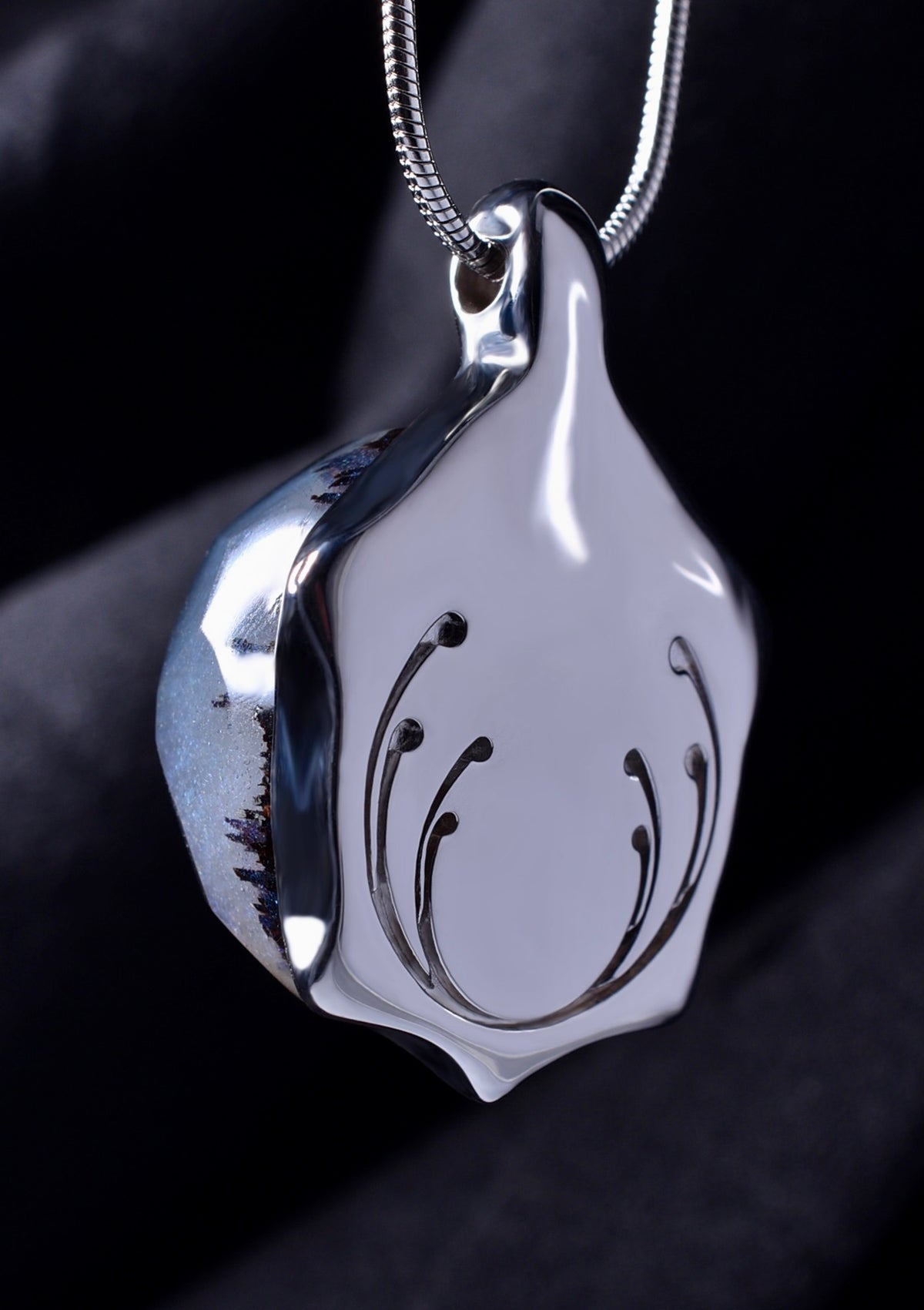 Galactica + Silver Turtle Pendant