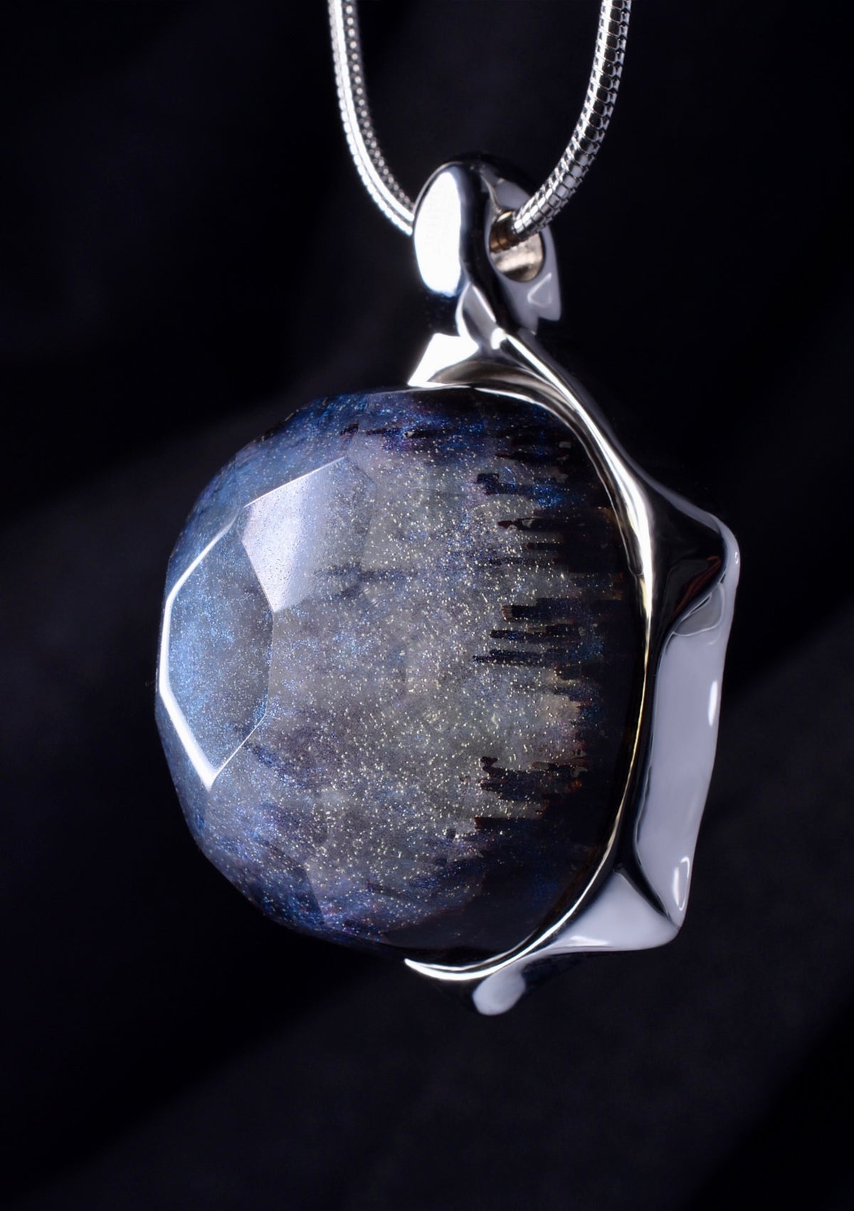 Galactica + Silver Turtle Pendant